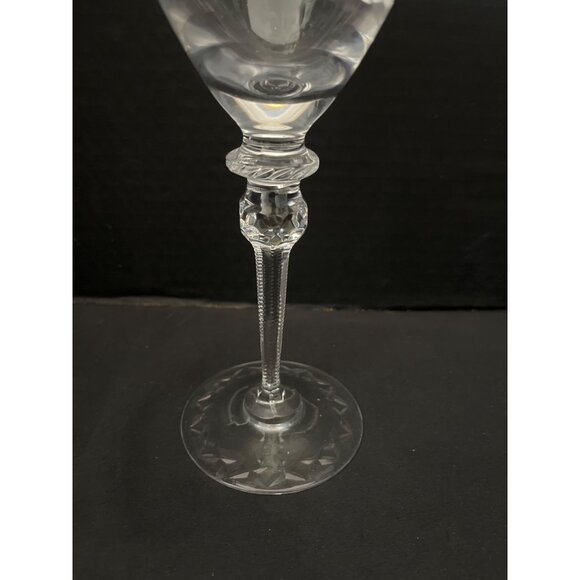 Rogaska Crystal Gallia Wine Glass 9 1/2” France 1990’s - Picture 5 of 6